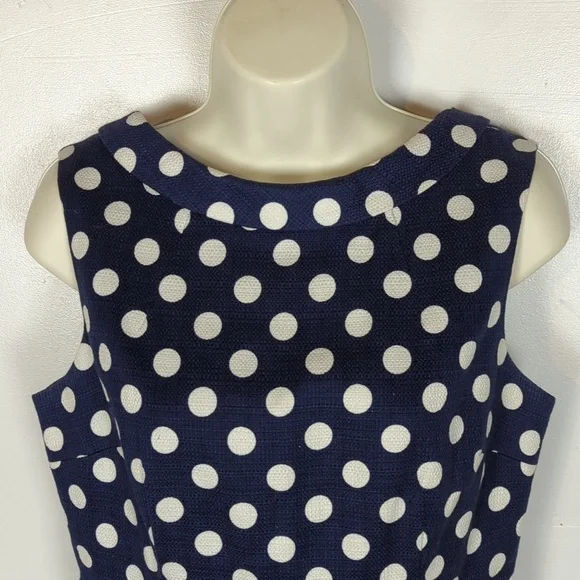 Boden Martha Textured Polka Dot Sheath Dress - Picture 2 of 12